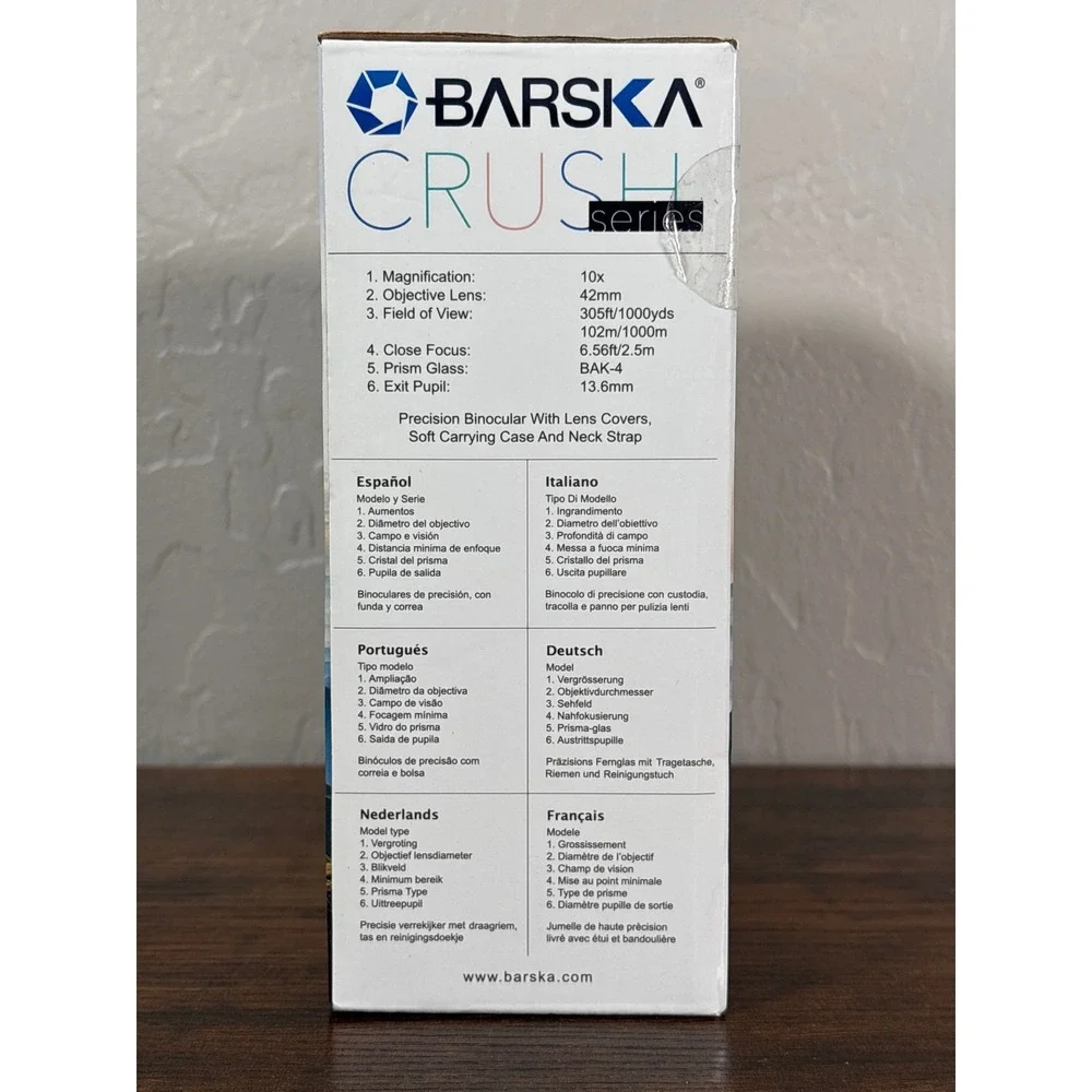 Barska Crush Series 10x42mm Binoculars Lime Green AB12974 BAK-4 Prism New